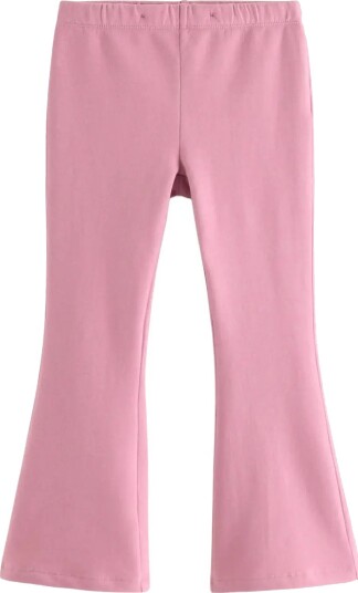 Lindex Flared Leggings With Brushed Inside Pink 98