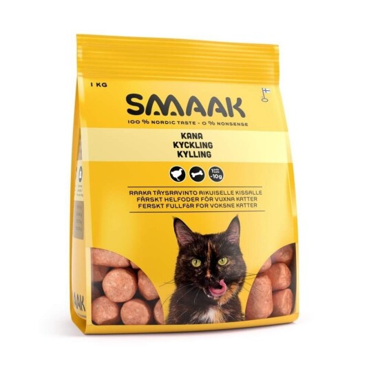 Smaak Cat Raw Complete Kylling 1 kg 