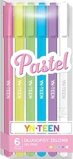 Gelpenn 6 Farger Pastel Yn Teen