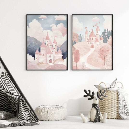 Plakat Eventyrslott / Sett med 2