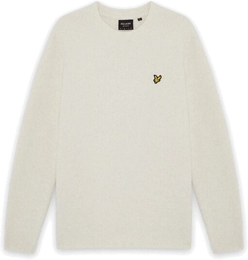 Lyle & Scott Brushed Crew Neck Jumper PUTTY XXL