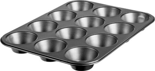 Gastromax Baking muffinsform 23x26 cm 12 stk karbonstål Gastromax Baking muffinsform 23x26 cm 12 stk karbonstål