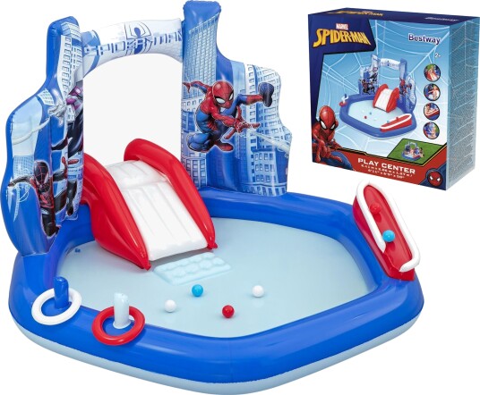 Bestway Spiderman Lekesenter Barnebasseng 165l Bestway Barnebasseng 98793
