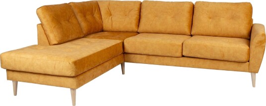 Hjørnesofa Ivarby Gul Venstre gul