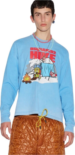 Dsquared2 Herre Topper Blå M, Dsquared2 Herre Topper Blå M,