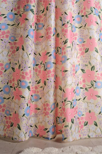 Jotex Flower Dusjforheng Multi gul SUMMER 22375430123 Jotex Flower Dusjforheng Multi gul SUMMER 22375430123