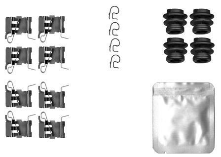 Tilbehørsett, skivebremse belegg TEXTAR 82562300 Tilbehørsett, skivebremse belegg TEXTAR 82562300