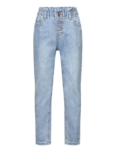 Mango Paperbag Jeans Blue 11