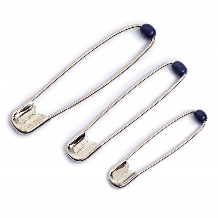 Prym Sikkerhetsnåler med kule Stål Silver Ass Størrelser 10 stk Prym Sikkerhetsnåler med kule Stål Silver Ass Størrelser 10 stk