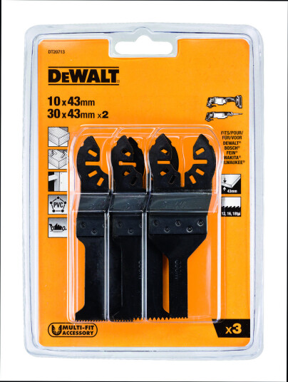 Dewalt DT20713 Sagblader Sett for Gips og Tre - 3 Deler Dewalt DT20713 Sagblader Sett for Gips og Tre - 3 Deler