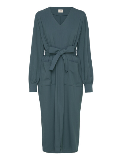 Mads Nørgaard Recycled Sportina Gweneth Dress - Blue - 36
