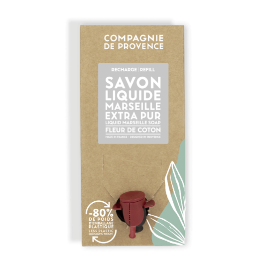 Compagnie de Provence Liquid Marseille Soap Refill Cotton Flower 3000 ml