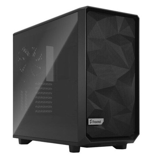 Fractal Design Meshify 2 Compact Midi Tower Kabinetter med Herdet Glass Svart Fractal Design Meshify 2 Compact Midi Tower Kabinetter med Herdet Glass Svart