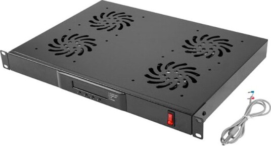 Lanberg 1U 19" rackvifte 76W