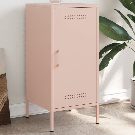 Skjenk rosa 36x39x79 cm stål 8721102389764
