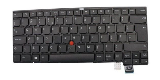 Lenovo Darfon - Brbart tastatur - til utskifting - Engelsk - Storbritannia - Svart