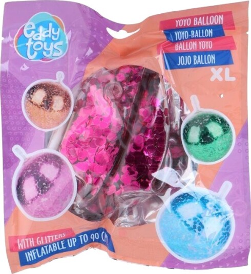 Eddie Toys Glitterballong 90 cm