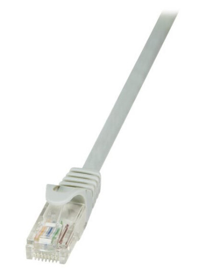 Logilink Koblingskabel Rj-45 Hann Til Rj-45 Hann 25 Cm Utp Cat 5E Grå