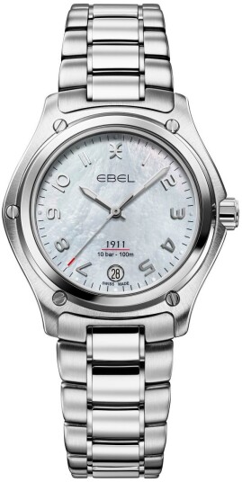 Ebel 1911 Dameklokke 1216577 Hvit/Stål Ø34 mm