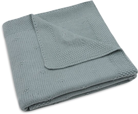 Jollein Strikket Teppe Cozy Sea Green Jollein Strikket Teppe Cozy Sea Green