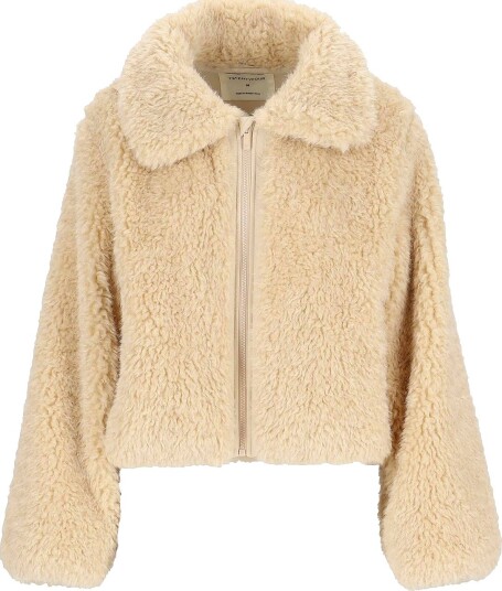 Twentyfour Teddyjakke Mode Teddy Jacket Beige Twentyfour Teddyjakke Mode Teddy Jacket Beige