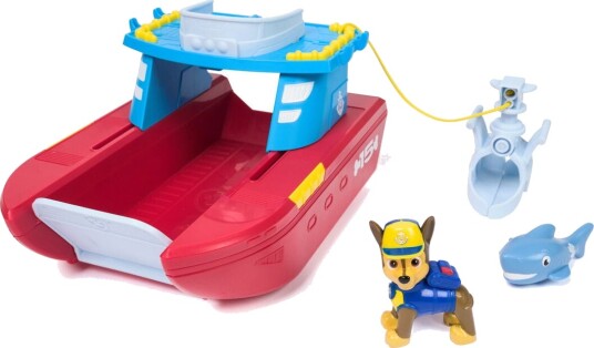 Paw Patrol 22 cm Sea Patroller Lekesett med Chase Paw Patrol 22 cm Sea Patroller Lekesett med Chase