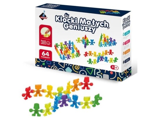 Askato Blocks Of Little Geniuses Teller 64 Elementer
