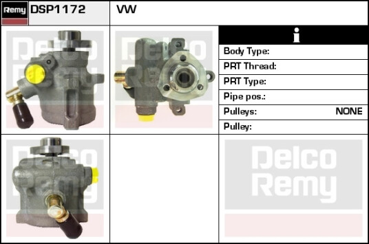 Servopumpe DELCO REMY DSP1172