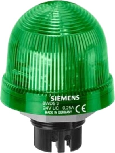 Signallampe Siemens 8Wd5340 0Cc 8Wd53400cc Ø X H 70 Mm X 66 Mm Grønn 1 Stk
