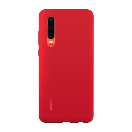 HUAWEI P30 SILIKON-DEKSEL, RØD HUAWEI P30 SILIKON-DEKSEL, RØD