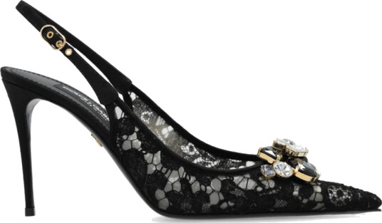 Dolce & Gabbana Dame Sko Svart 39 1/2 EU, Dolce & Gabbana Dame Sko Svart 39 1/2 EU,