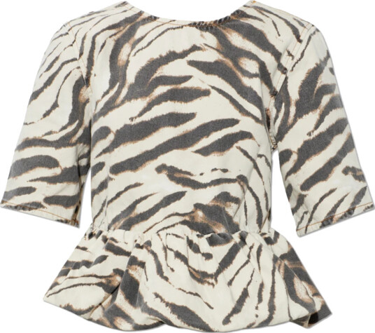 Ganni Dame Bluser & Skjorter Brun M, Ganni Dame Bluser & Skjorter Brun M,
