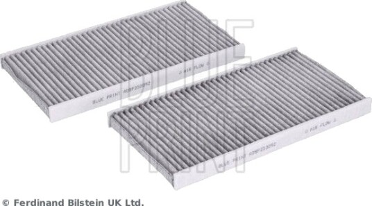 BLUE PRINT ADBP250092 Filtersett, kupeluft BLUE PRINT ADBP250092 Filtersett, kupeluft