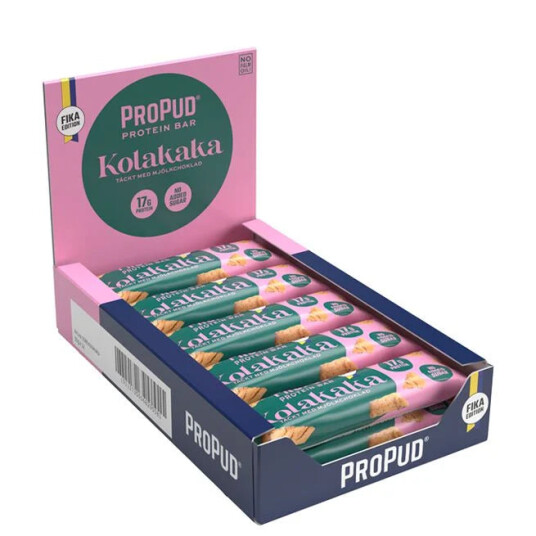 ProPud Protein Bar 55g x 12stk Kolakaka ProPud Protein Bar 55g x 12stk Kolakaka