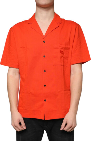 Dolce & Gabbana Herre Skjorter Oransje S,