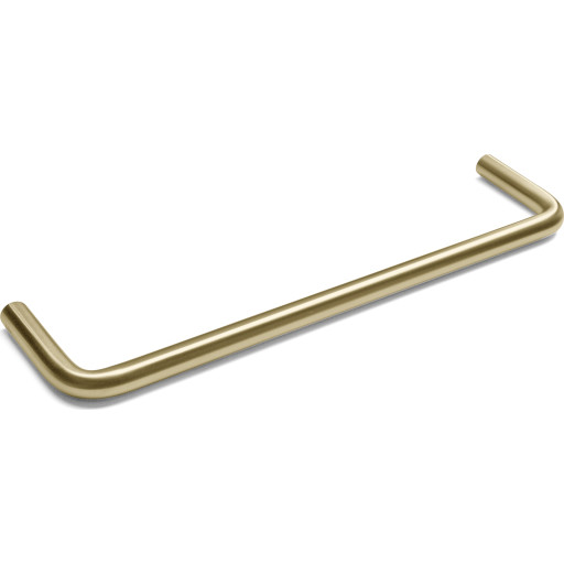 D Line håndklestang 30 cm børstet messing