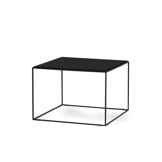 Torkelson Lime soffbord Svart/svartbetsad ek 70 x 70 cm Svart