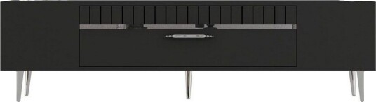 Anira TV-benk 150 cm - Antrasitt/Sølv