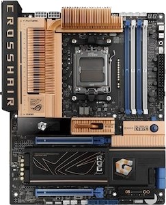 ASUS ROG CROSSHAIR X870E ATX hovedkort med AMD AM5 og DDR5 støtte