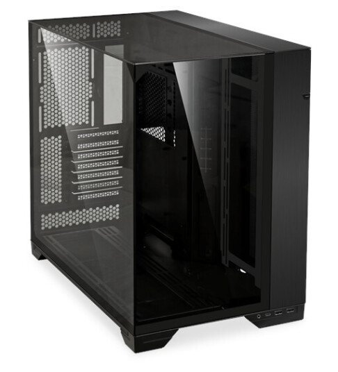 Lian Li O11 Vision - Black - Kabinett - Miditower - Svart