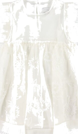 Stella McCartney Kids Kjole   Hvit m. Blomster   Stella McCartney Kids   3 år 98   Kjole
