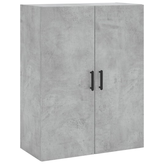 vidaXL Highboard betong grå 69,5x34x180 cm konstruert tre 8720845411602