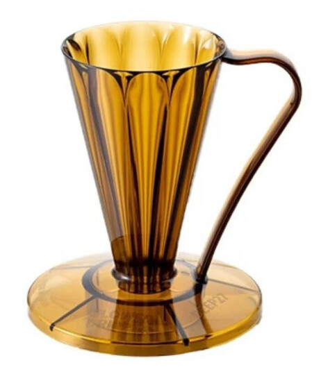 Cafec Flower Dripper Deep 27 Clear Brown Cafec Flower Dripper Deep 27 Clear Brown