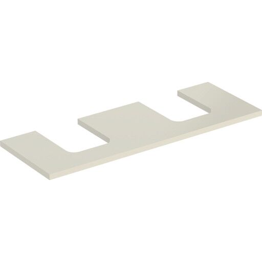 Geberit One benkeplate 133,8x47,3 cm høyglans beige
