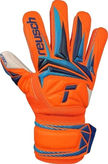 Reusch Attrakt Grip Junior Keeperhansker Oransje 4
