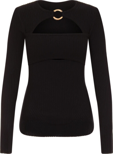 Roberto Cavalli Dame Strikkevarer Svart M, Roberto Cavalli Dame Strikkevarer Svart M,