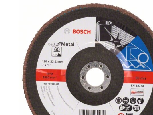 Bosch Tilbehør 2608606738 X571 Lamellskive Diameter 180 Mm Boring Ø 22,33 Mm Stål 1 Stk 2608606738 Bosch Tilbehør 2608606738 X571 Lamellskive Diameter 180 Mm Boring Ø 22,33 Mm Stål 1 Stk 2608606738
