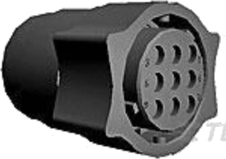 Te Connectivity 1445807 3 Rundkontakt Rett Samlet 9 Polet Serie Cpc 1 Stk.
