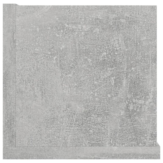 vidaXL Veggmontert CD-hylle betonggr? 100x18x18 cm sponplate vidaXL Veggmontert CD-hylle betonggr? 100x18x18 cm sponplate