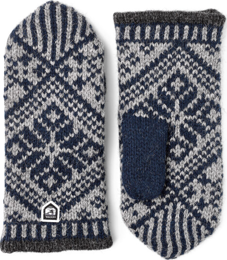 Hestra Nordic Wool Mitt Marine/Grey Marin/Grå 10